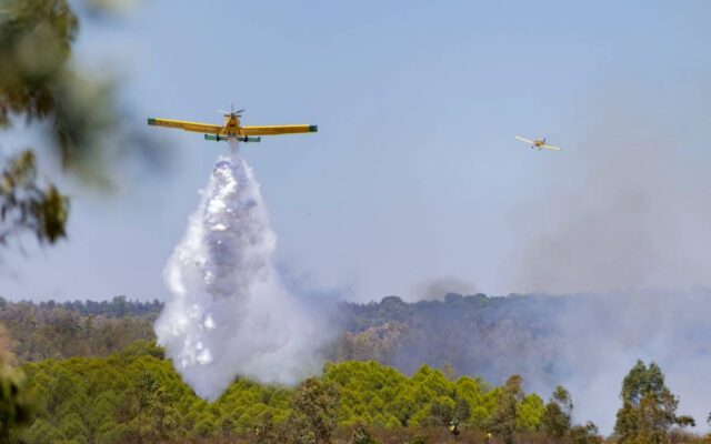 Elevan a nivel 2 la emergencia por el incendio de Niebla (Huelva) y piden ayuda a la UME