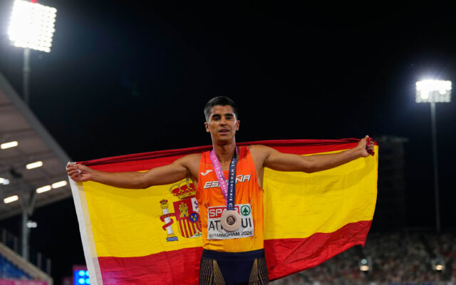 El oro que se le sigue resistiendo a Moha Attaoui, bronce en los 800 del campeonato de Europa