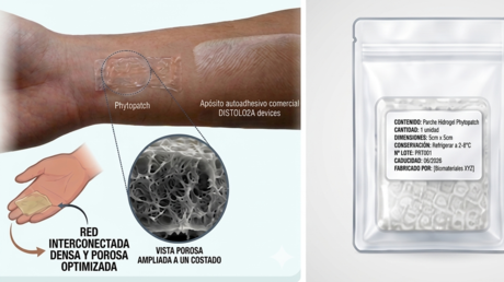 Un parche en 3D para heridas crónicas: la “alternativa potencialmente accesible” que avanza en Perú