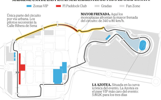 La Monumental: un desafío para los pilotos de F1 con aroma taurino y una pendiente más dura que el Angliru
