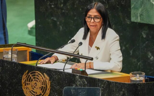 Delcy Rodríguez en la ONU: “en Venezuela habrá elecciones, pero una elección debe ser una solución no un generador de conflictos irreconciliables”