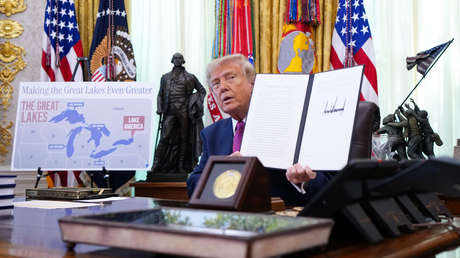 Trump: “Cambié el nombre de cierto lago y a la gente le encanta”