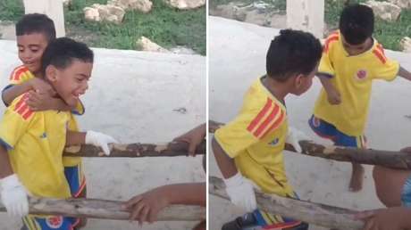 “¡Siuuu!”: Niño celebra a lo Cristiano Ronaldo la caminata de su hermano con parálisis (VIDEO)