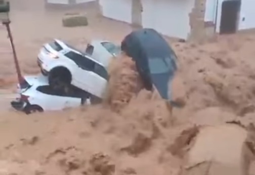 Muere una mujer de 102 años y rescatan a 90 en la riada de Madrigueras (Albacete)