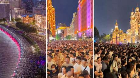VIDEO: Mareas humanas desbordan las ciudades chinas durante las vacaciones nacionales